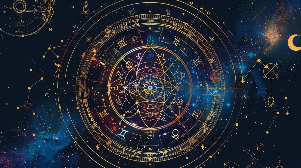 Hindu Astrology Motif